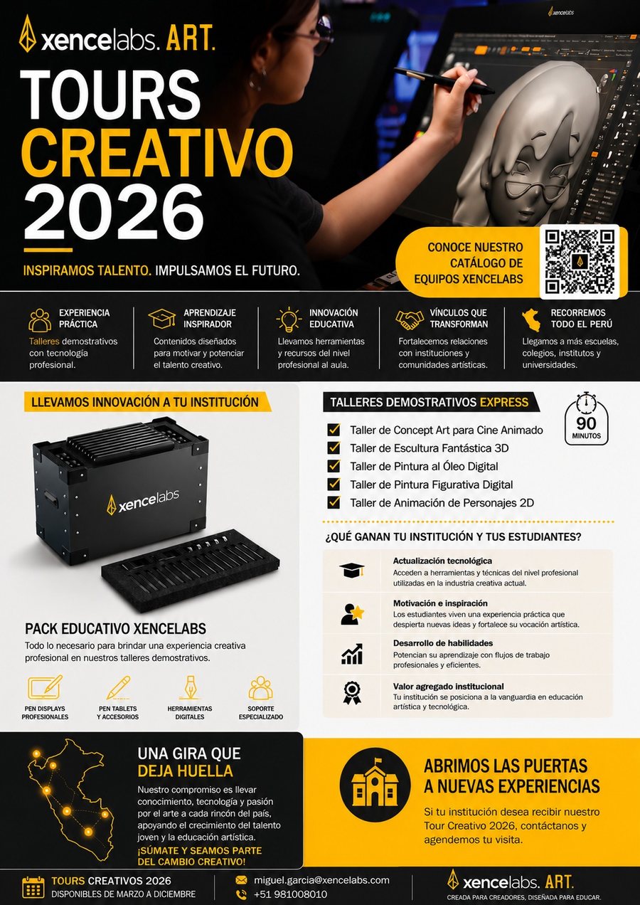 Xencelabs Art Tours Creativo 2026 para instituciones educativas