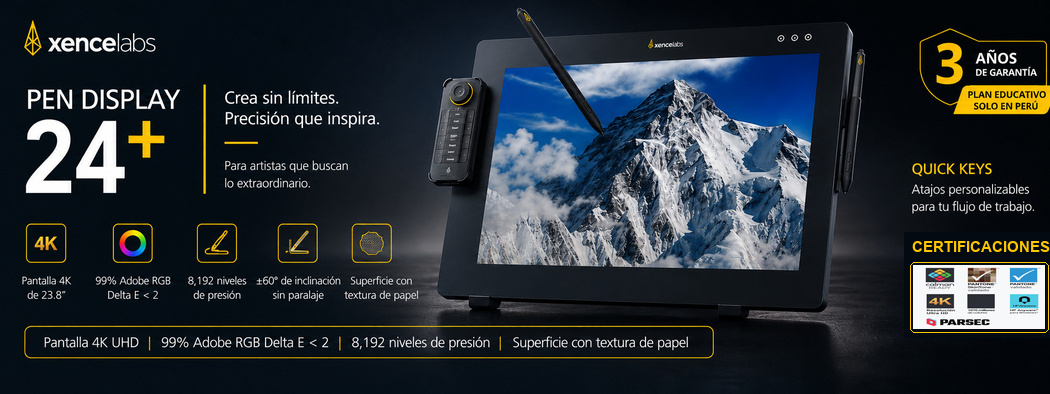 Pantalla gráfica profesional